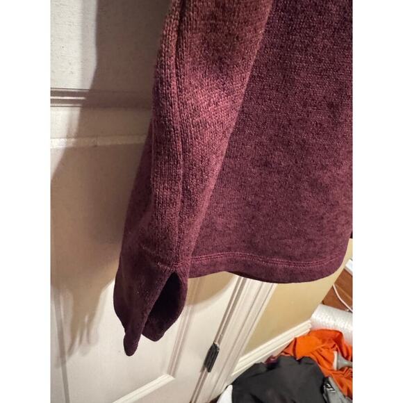 Lands End Sport Plus Size Maroon Pullover Sweater Tunic High Neck Long Sz 2X - Picture 5 of 11